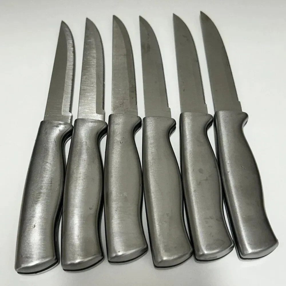 Set of 6 Steak Knives – Open Package, Unused
